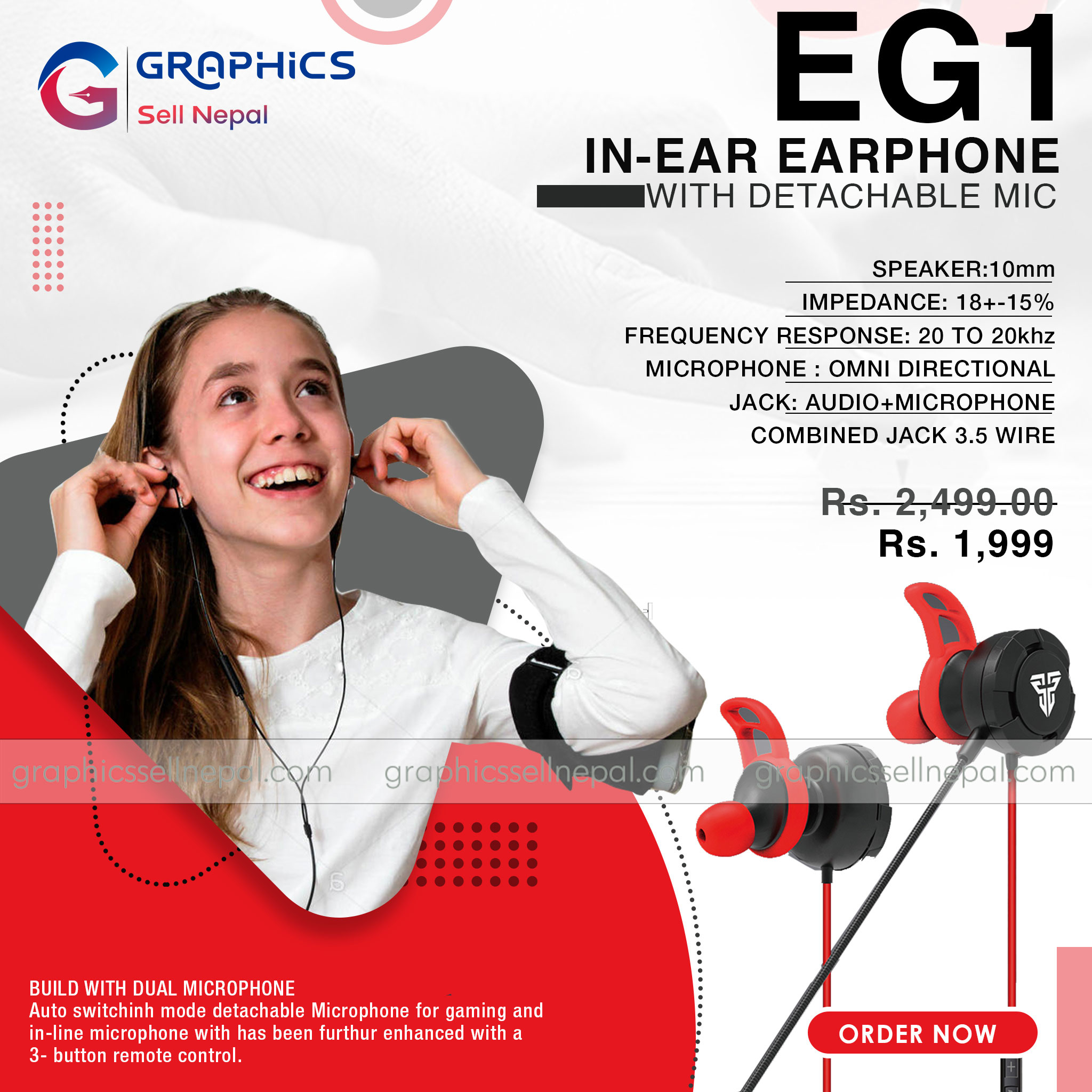 FN: 493 Earphone Advertisement