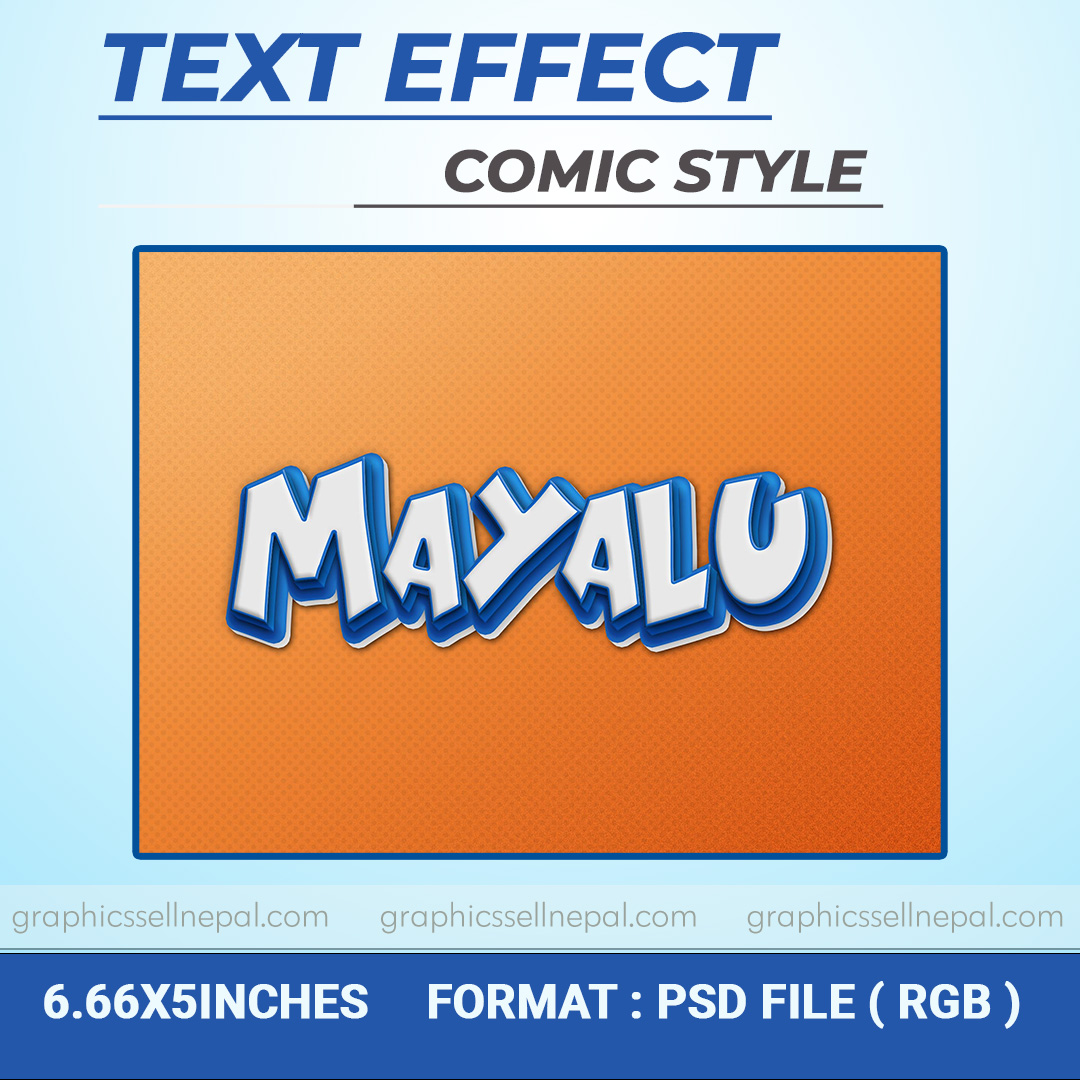 FN : 5302 3D Text Effect