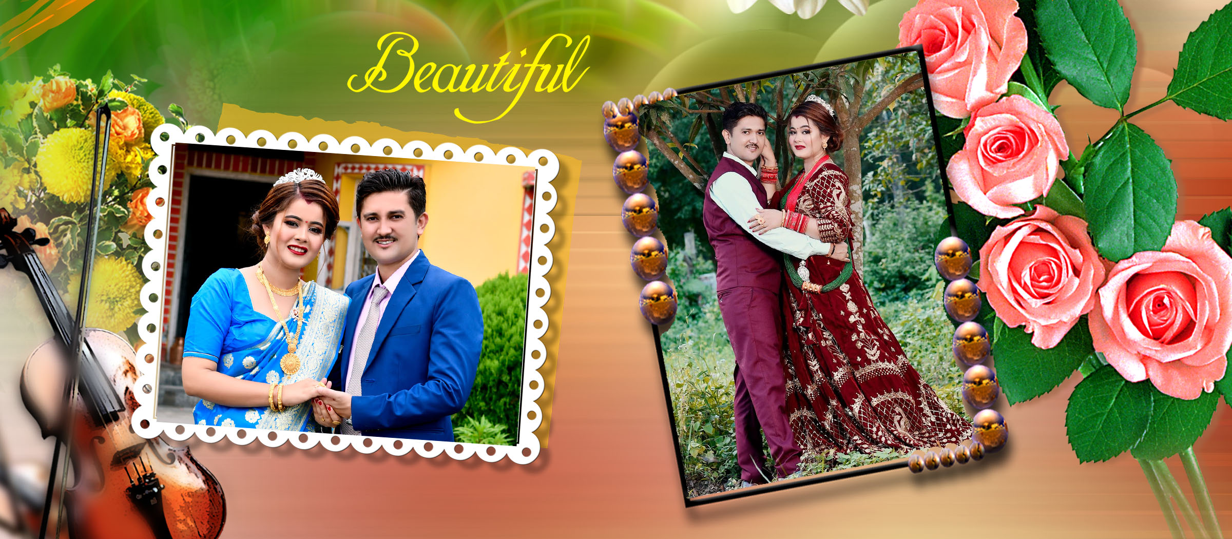 FN : 4014 Wedding Couple Mugs - Image 2