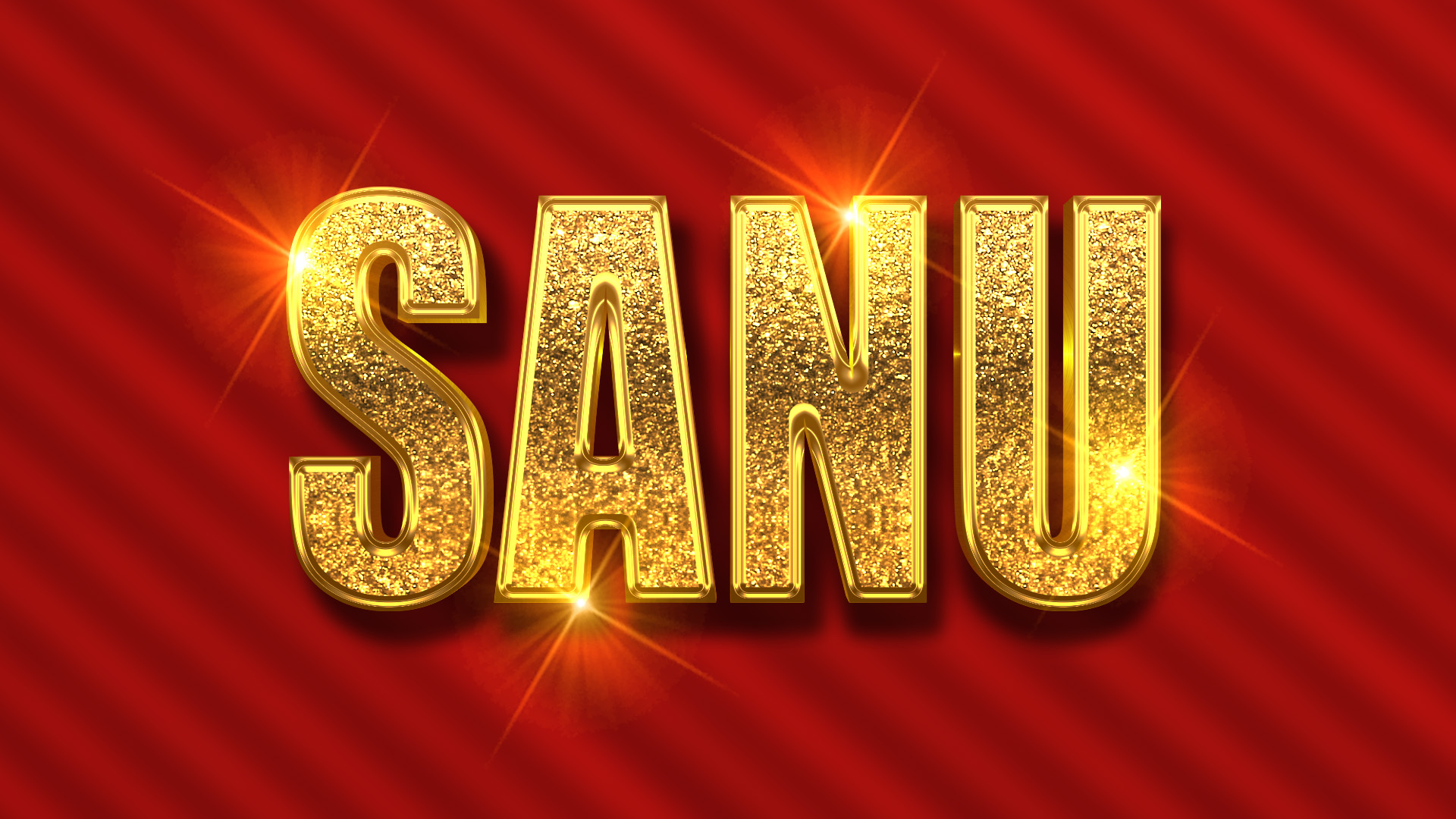 FN : 4028 Golden Text Effect - Image 2