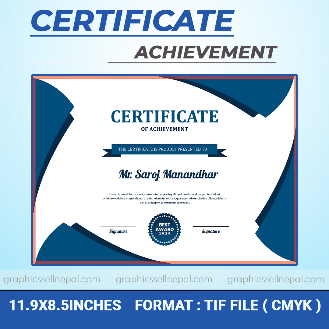 FN : 4030 Certificate Design