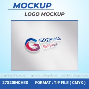 FN : 4176 3D Logo Mockup