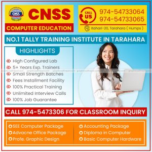 FN : 4198 Tally Training in Nepal