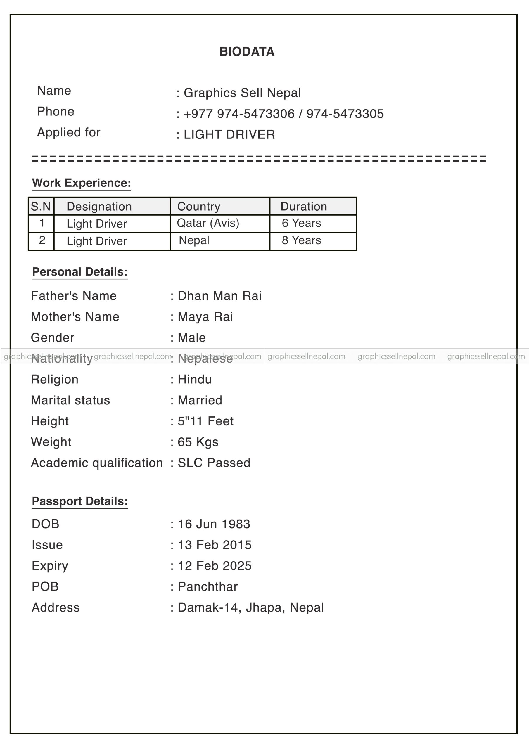FN : 5450 CV Format - Image 2