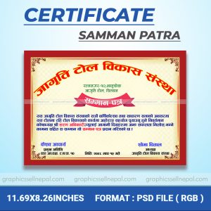 FN : 12025 Samman Patra