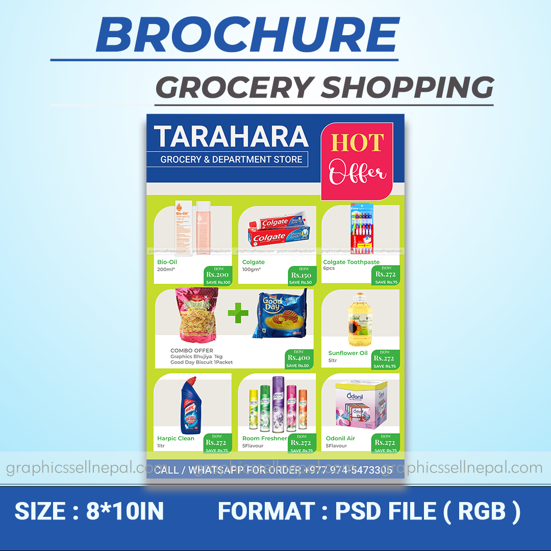 FN : 15053 Grocery Store Flyer PSD