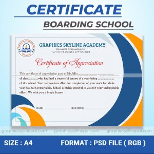 FN : 15067 Certificate Of Appreciation Template