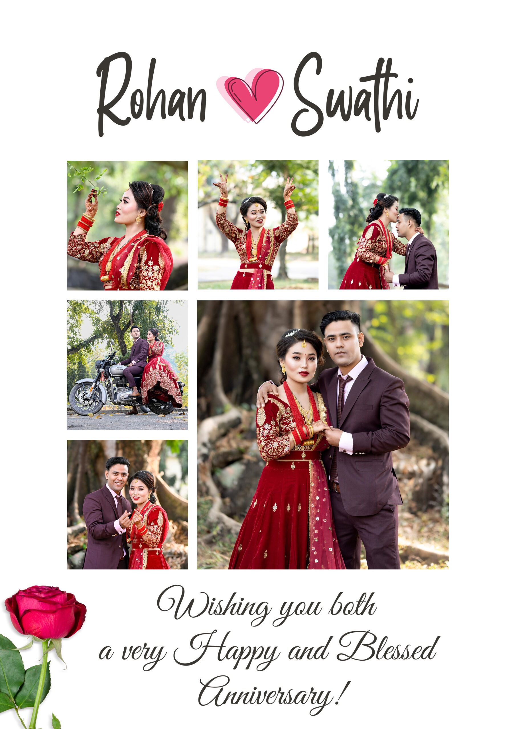 FN : 16056 Wedding Collage Frame - Image 2
