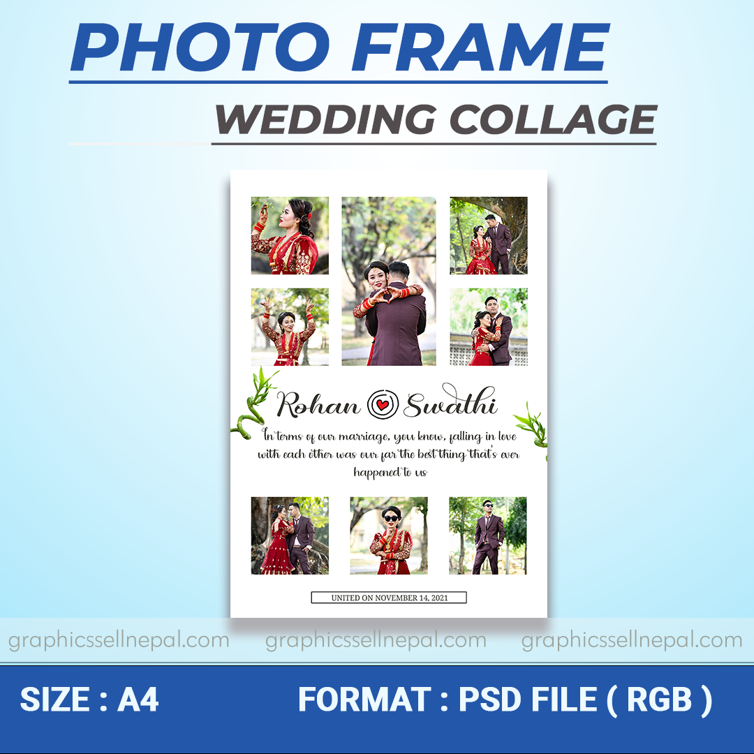 FN : 16057 Wedding Collage Frame