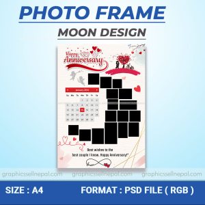 FN : 16031 Anniversary Moon Design