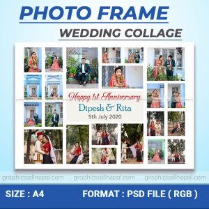 FN : 16041 Wedding Collage Picture Frames