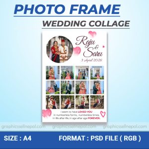 FN : 16044 Wedding Collage Frame