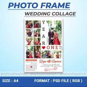 FN : 16043 Wedding Collage Frame