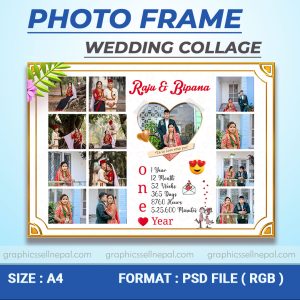 FN : 16042 Wedding Collage Frame
