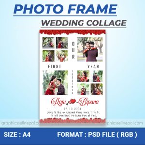FN : 16045 Wedding Collage Frame