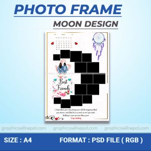 FN : 16012 Moon Photo Frame
