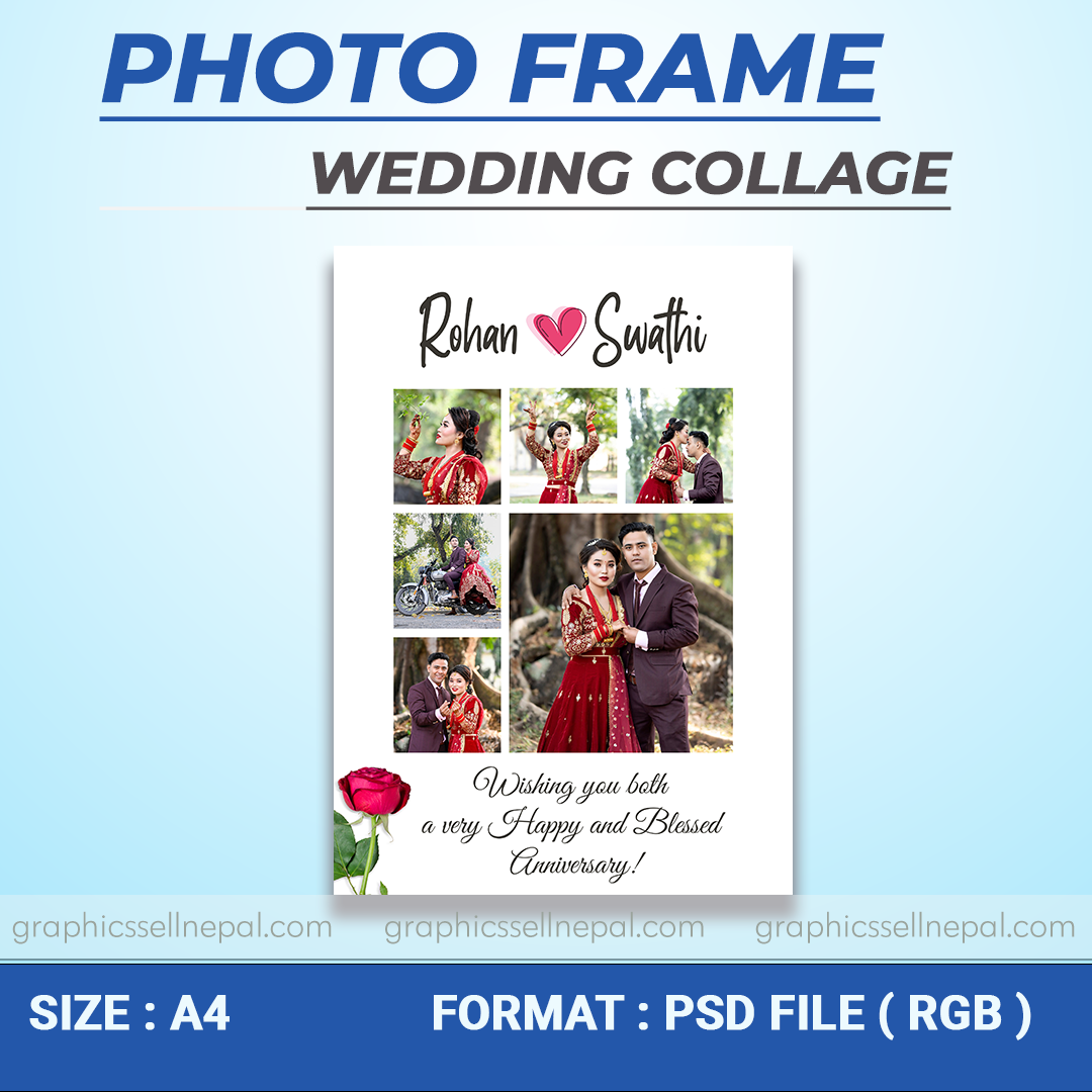 FN : 16056 Wedding Collage Frame