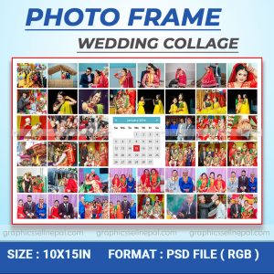 FN : 16030 Wedding Collage PSD