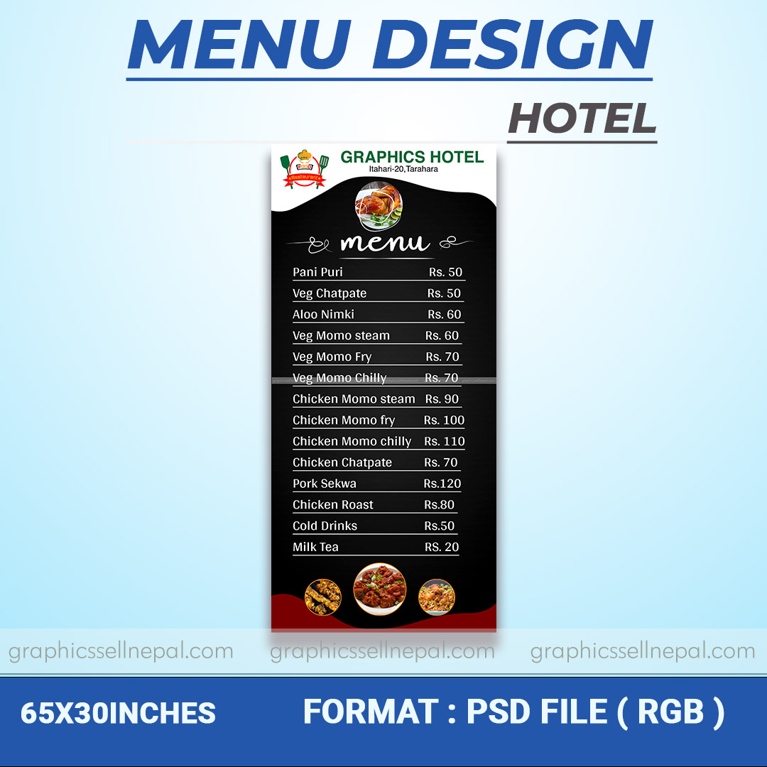 FN : 18181 Menu Design