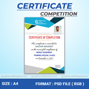 FN : 18399 Certificate