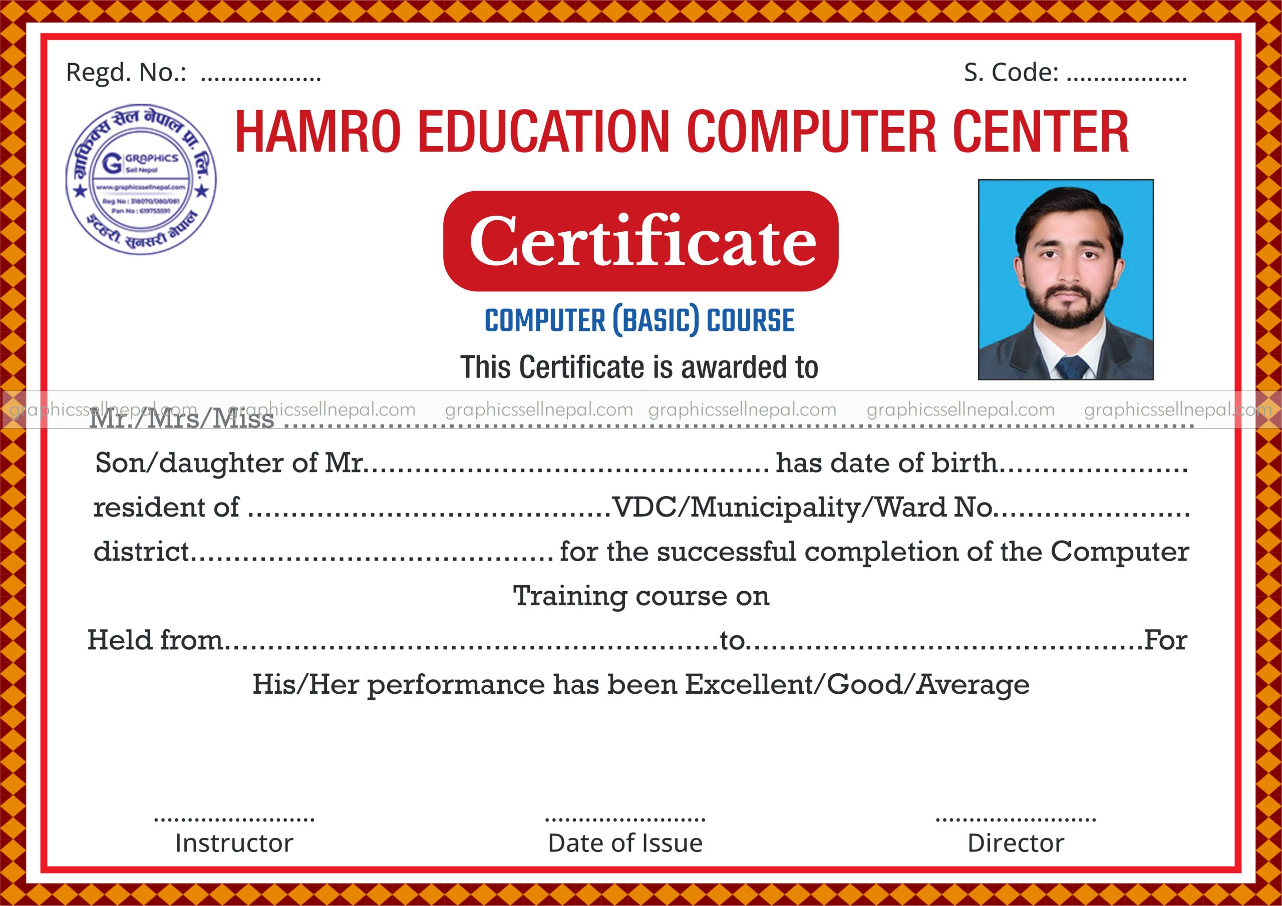 FN : 18438 Certificate Design - Image 2