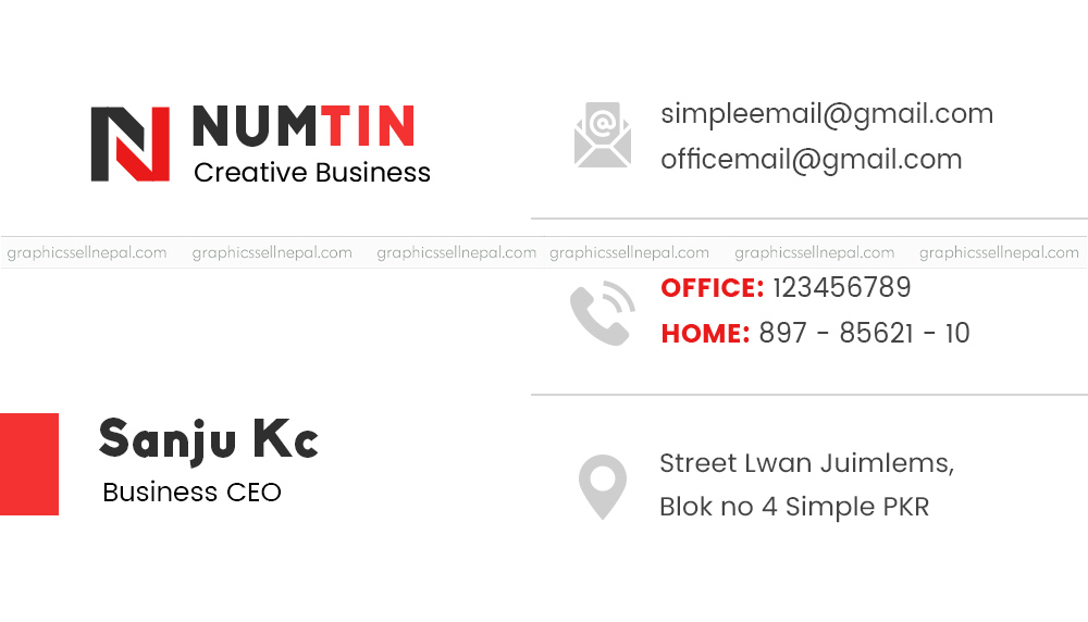 FN : 18475 Visiting Card - Image 2