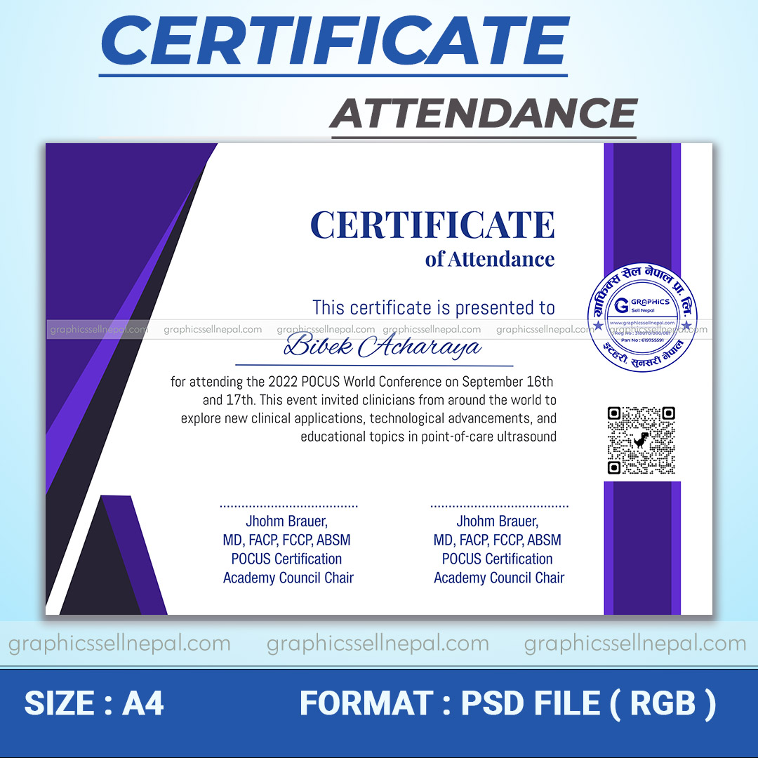 FN : 18445 Certificate Design