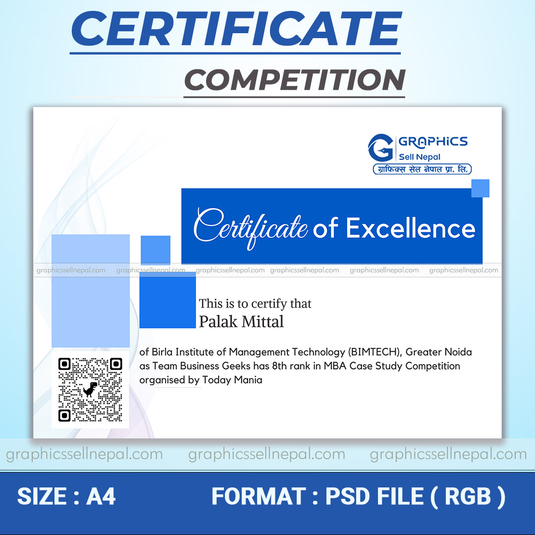 FN : 18457 Certificate Design (7.0)