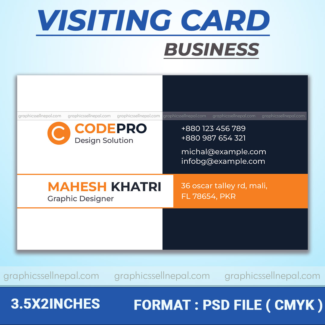 FN : 18476 Visiting Card