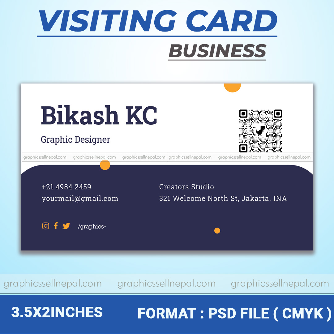 FN : 18473 Visiting Card
