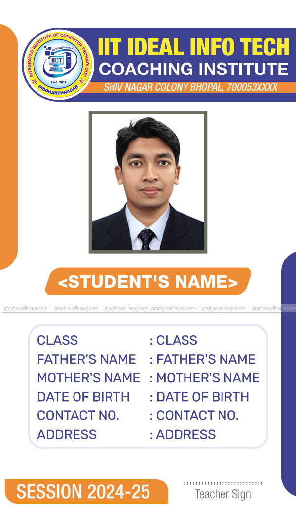 FN : 20049 Student id card template PSD - Image 2