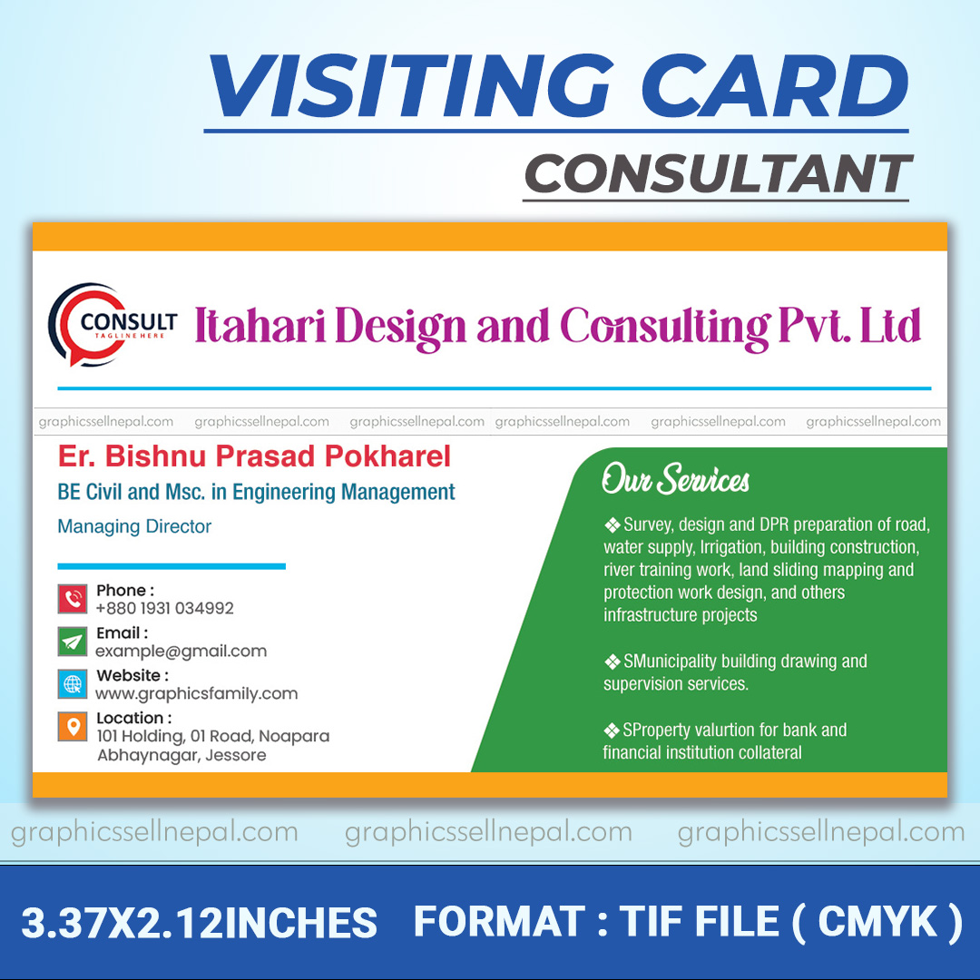 FN : 20056 Consultant Business Card